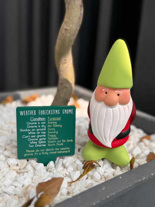 Terracotta Weather Gnome