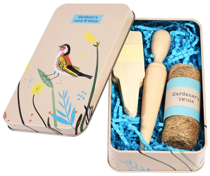 Garden tools and twine gift set