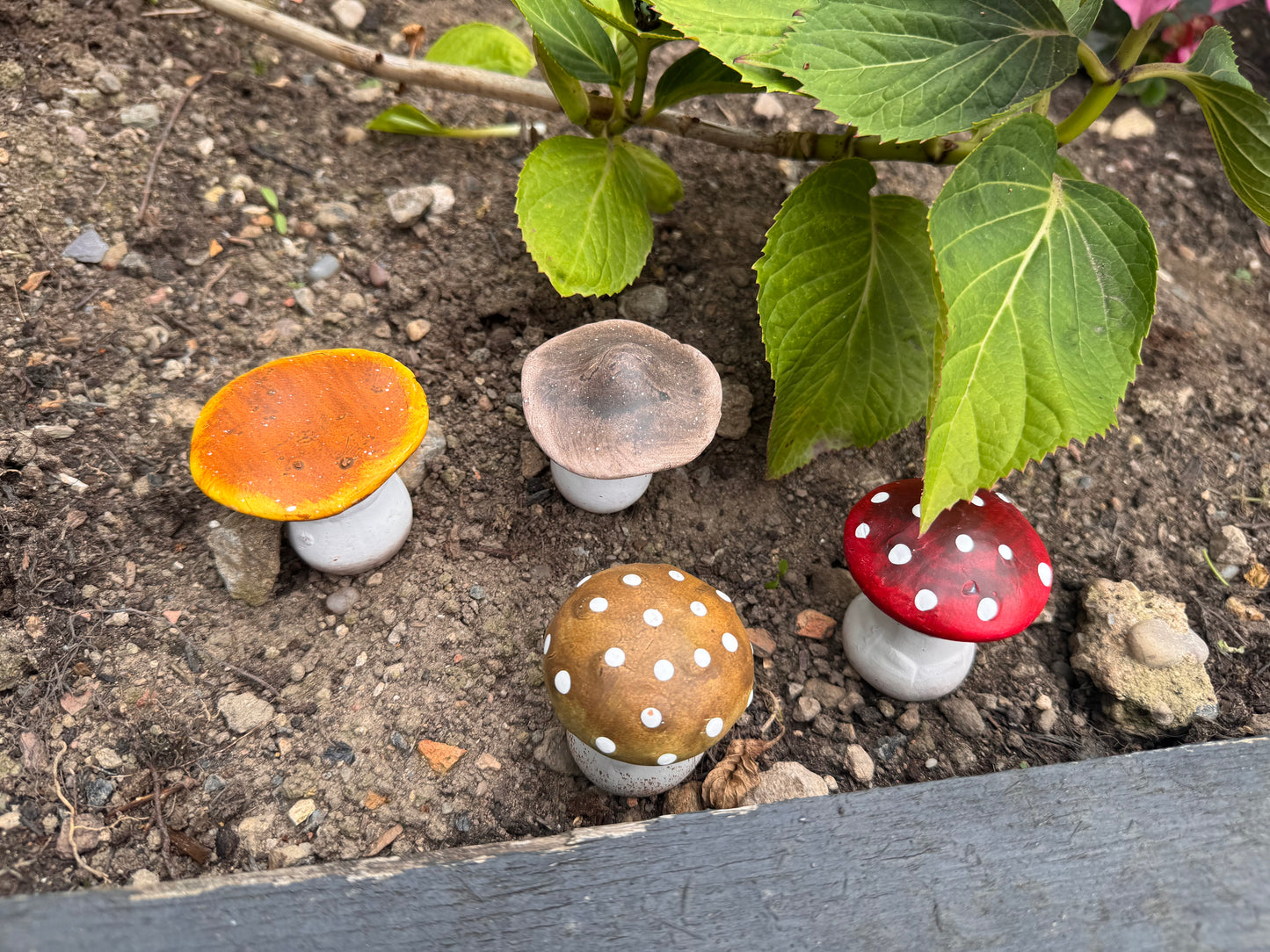 Ceramic Mushrooms (Set of 4)