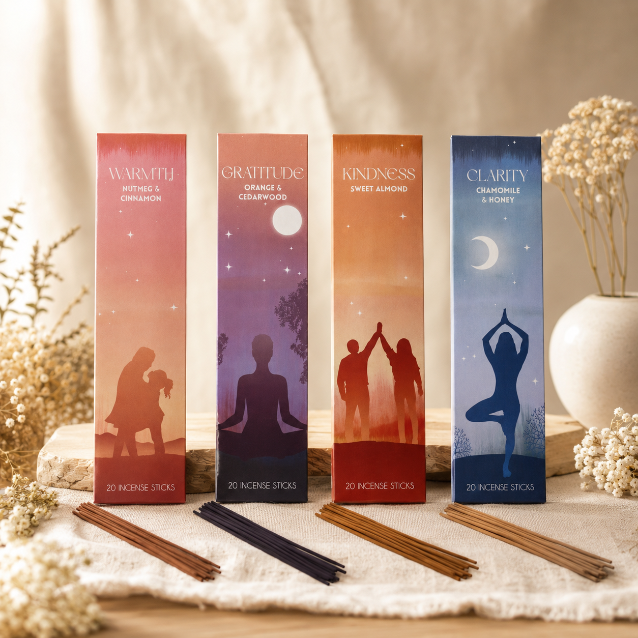 Mindfulness Collection Incense Stick Packs