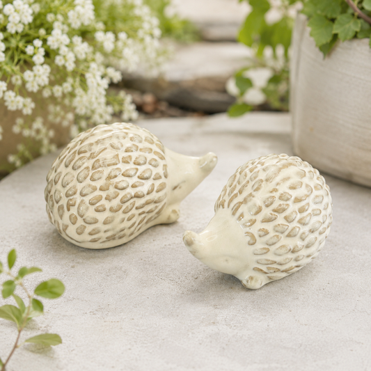 Ceramic Hedgehog Ornament