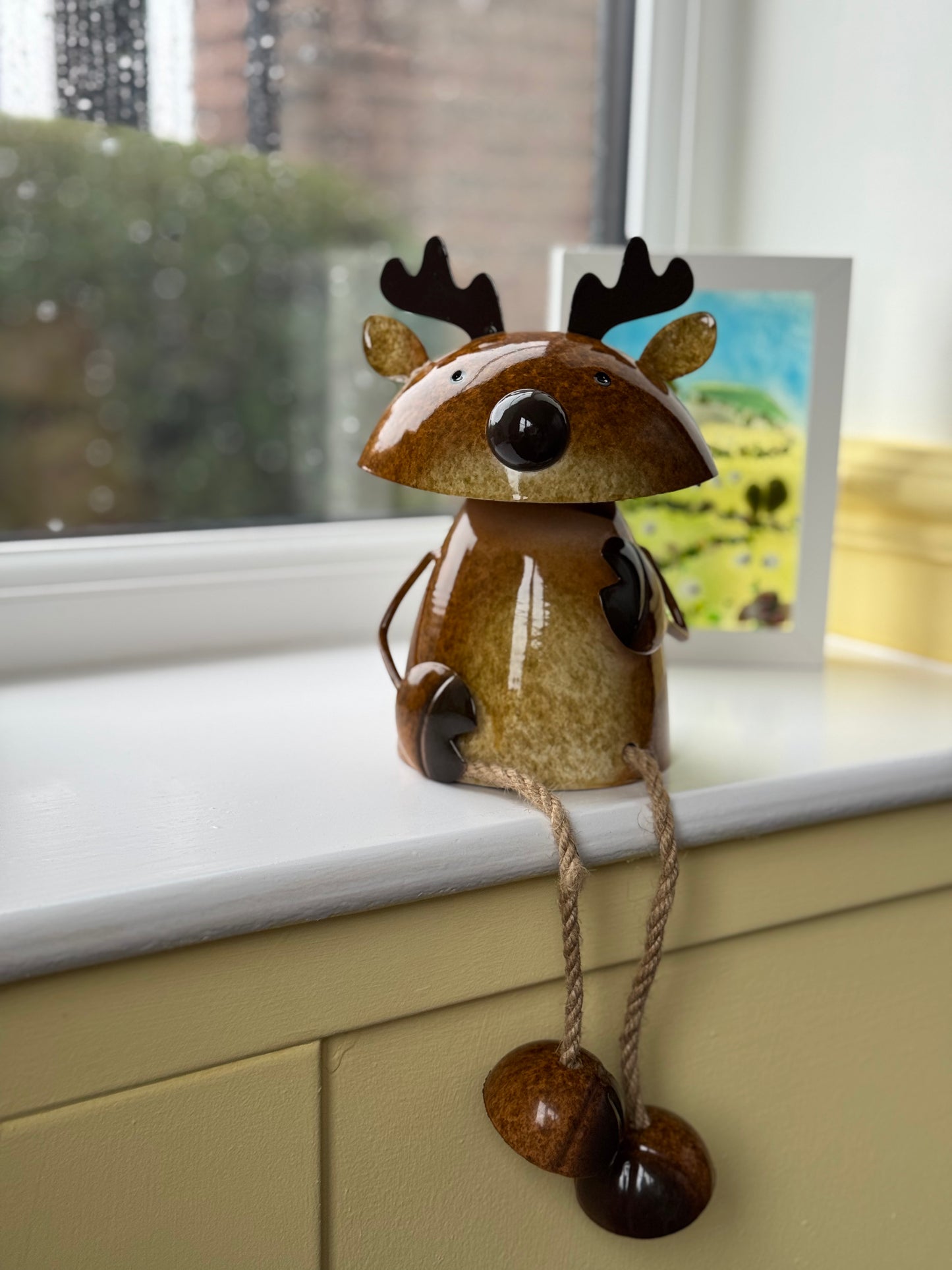 Metal Deer Garden Stake – Adjustable or Freestanding Design