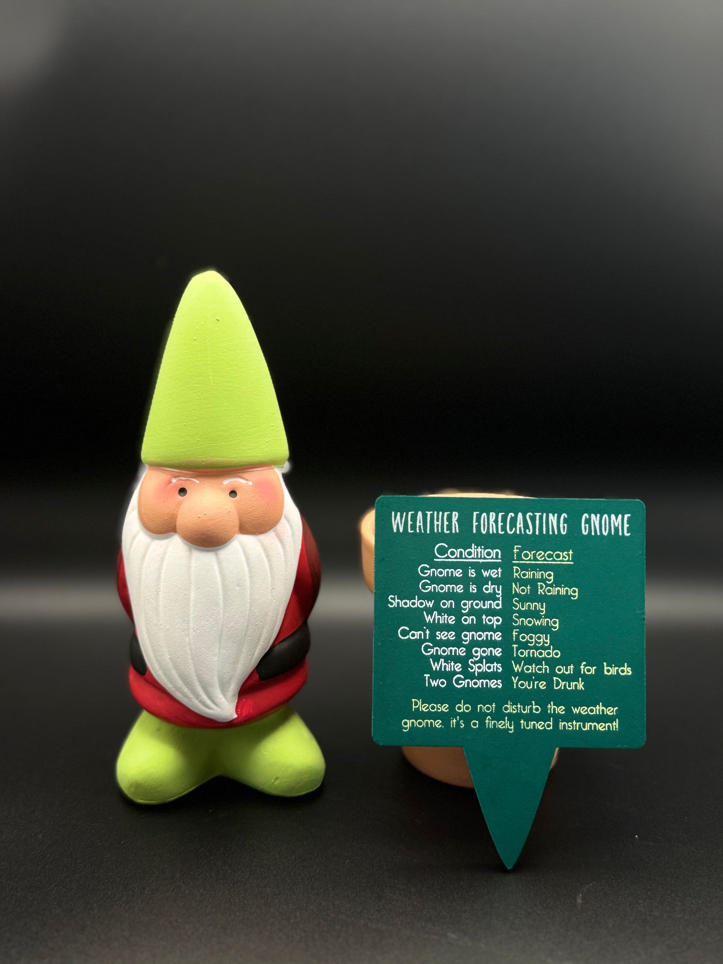Terracotta Weather Gnome