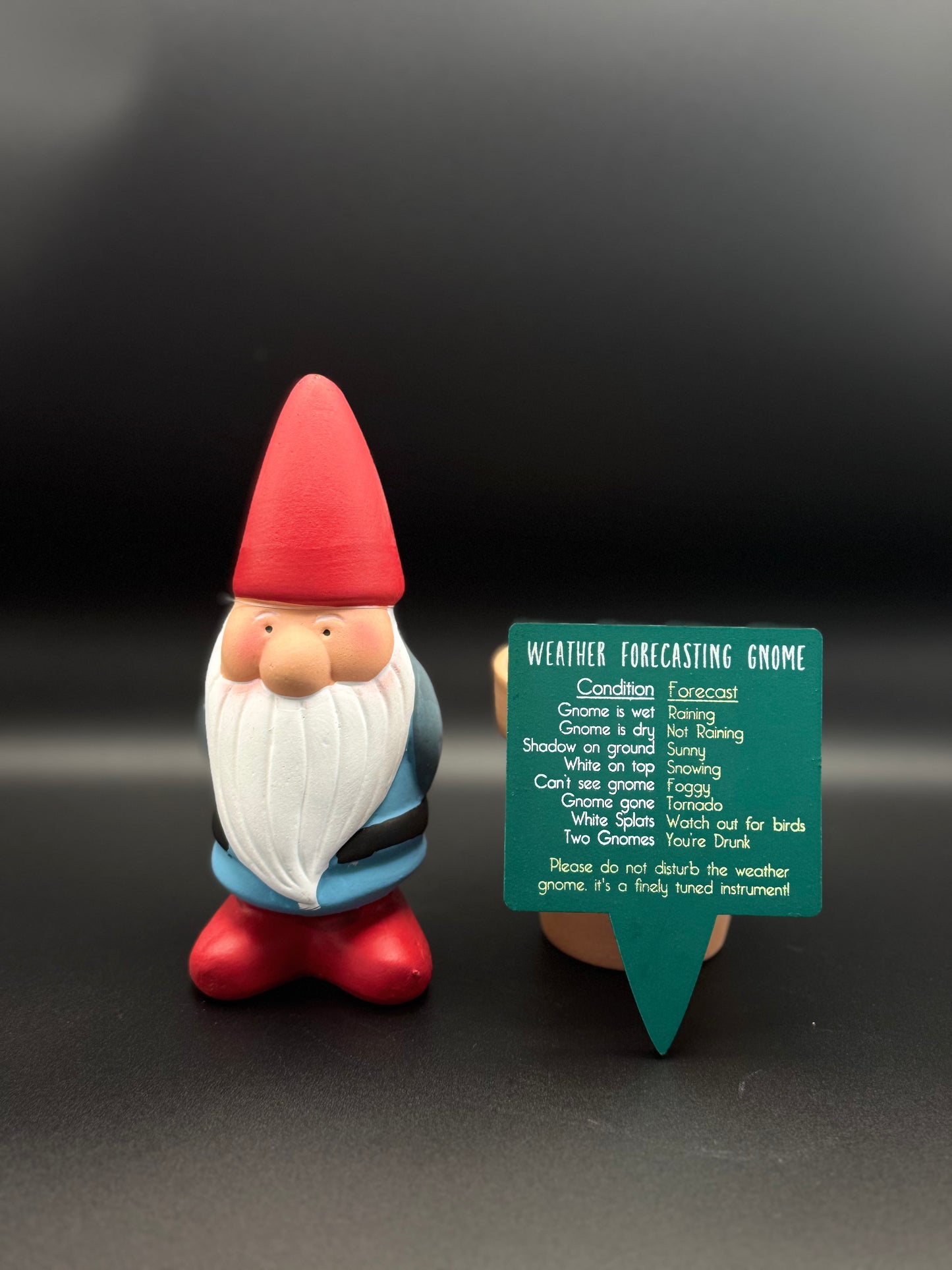 Terracotta Weather Gnome