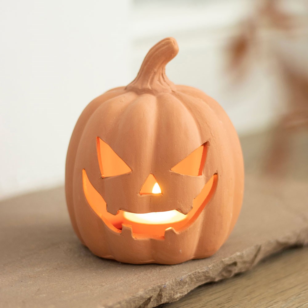 Terracotta Pumpkin (12.5cm)