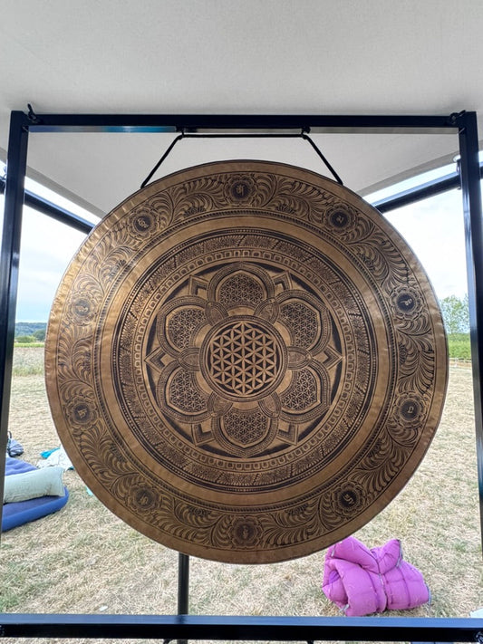 Finding Stillness in a Sunflower Field: My First Gong Bath Experience
