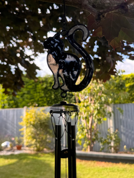 Black Cat Windchime