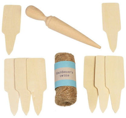 Garden tools and twine gift set