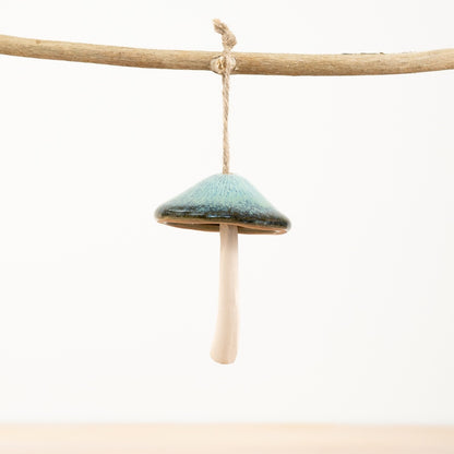 Ceramic Glazed Hanging Mushroom