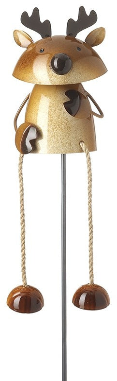 Metal Deer Garden Stake – Adjustable or Freestanding Design