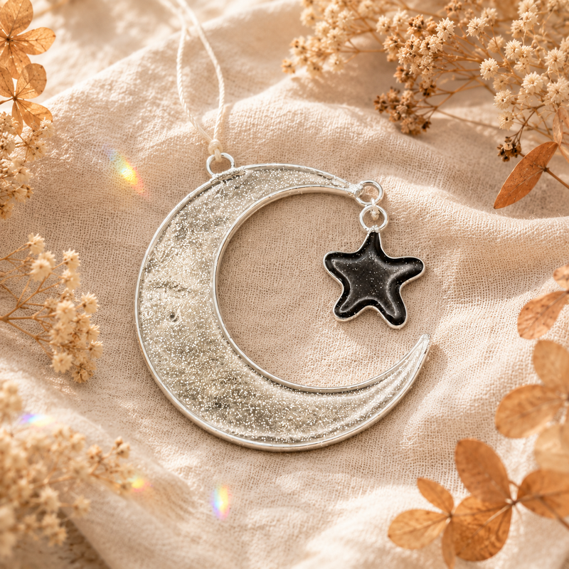 Moon and Star Sun Catcher