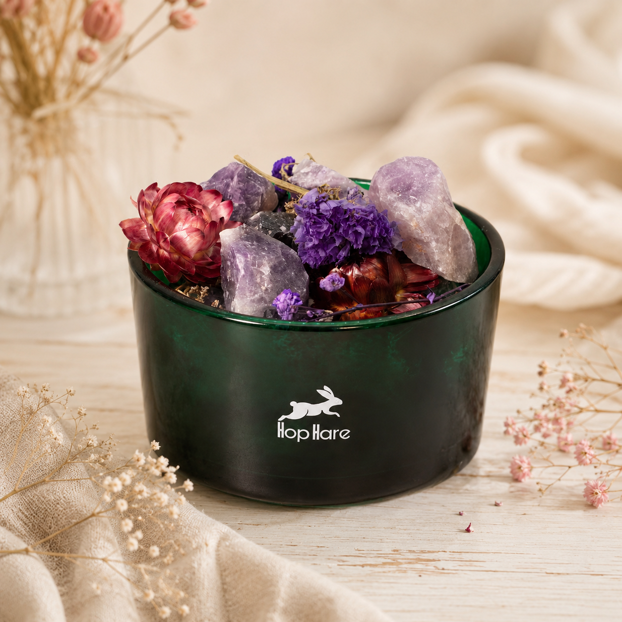 Hop Hare Diffusing Crystals & Floral Set- The Moon