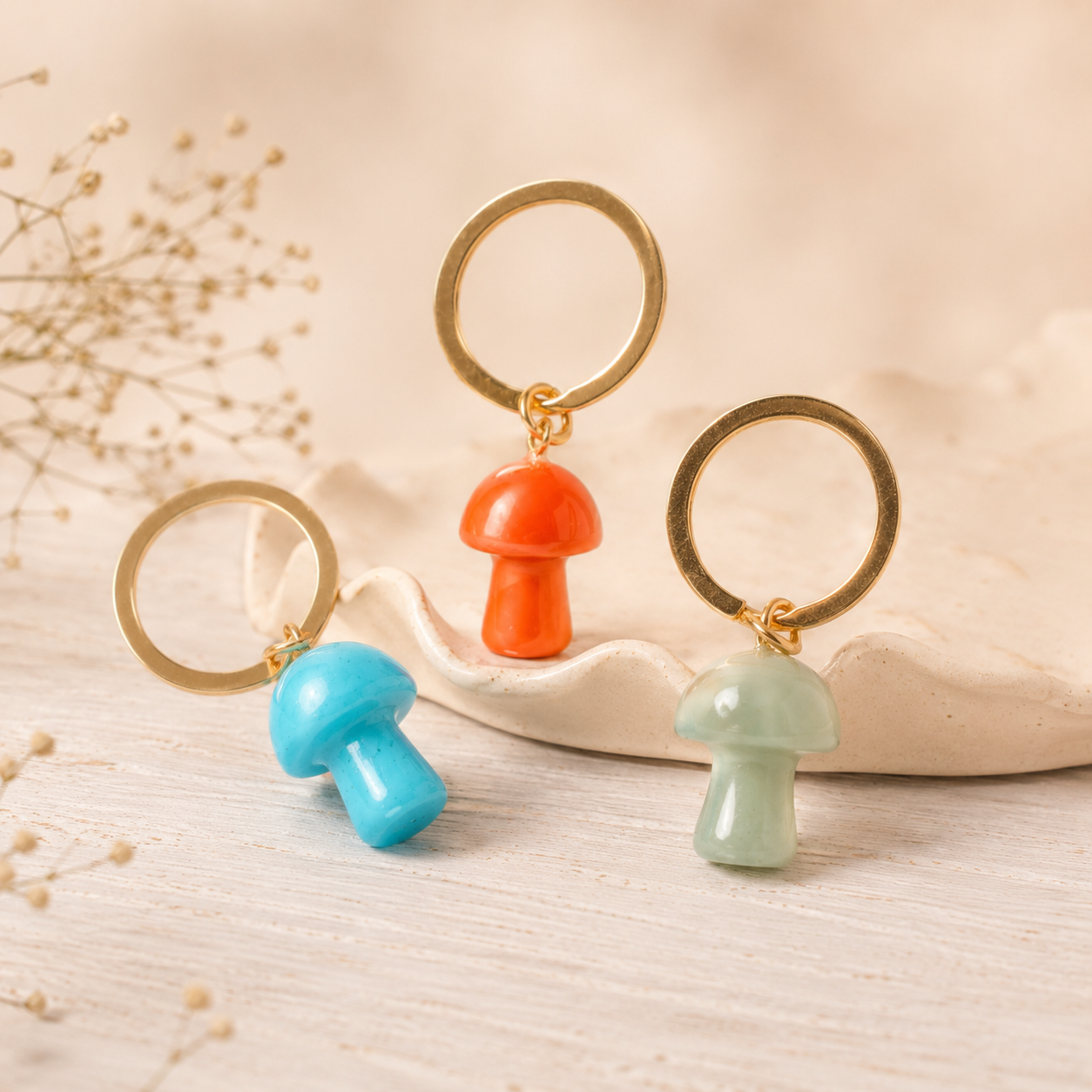 Aura Crystal Keyring