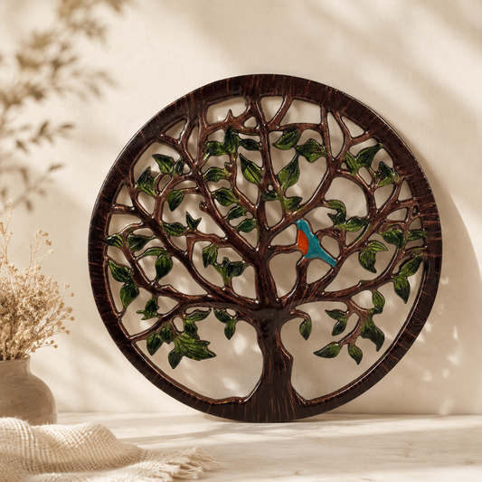 Bird Tree Of Life Wall Plaque  (40 cm)