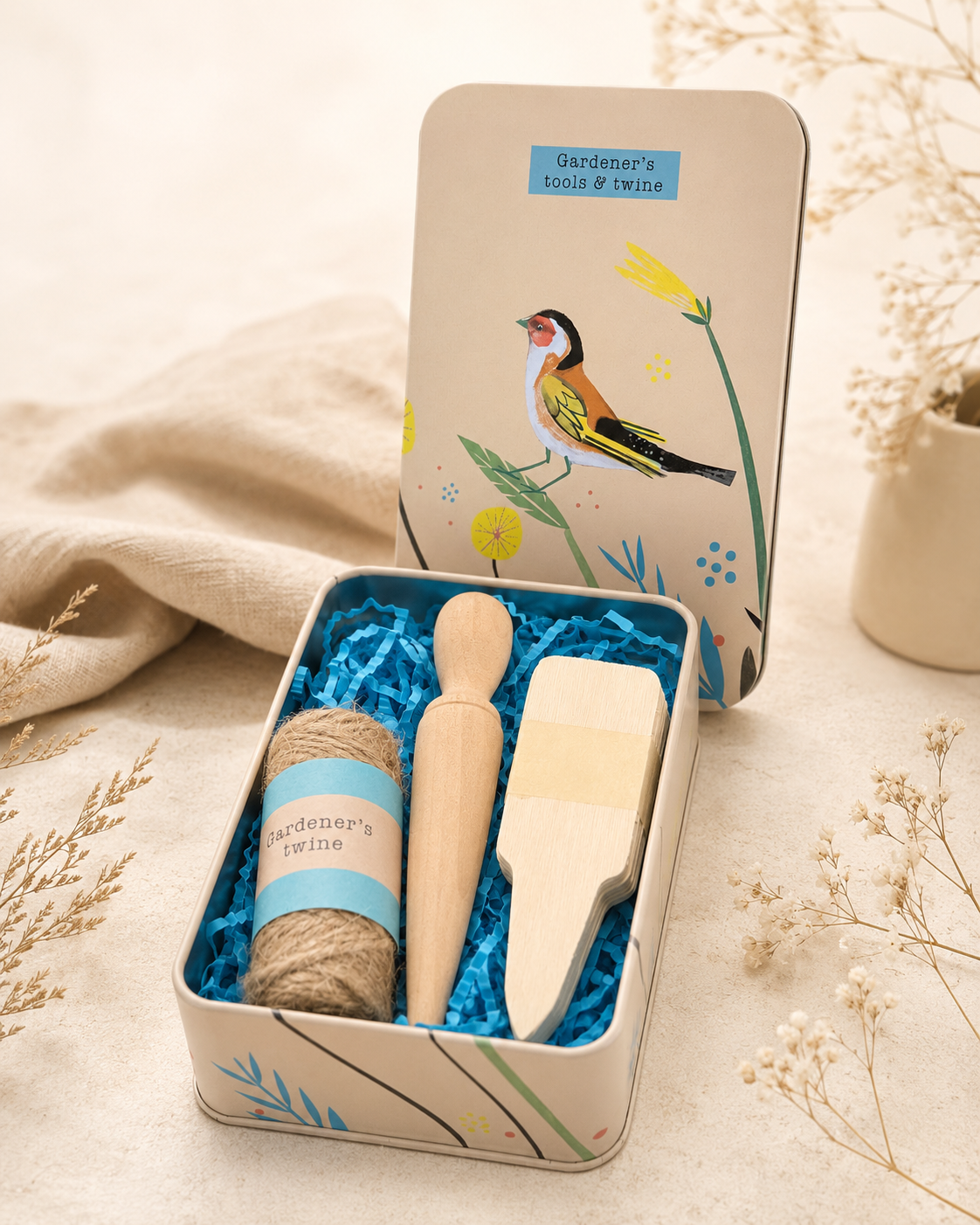 Garden tools and twine gift set