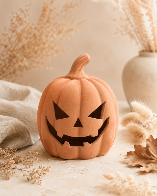 Terracotta Pumpkin (12.5cm)