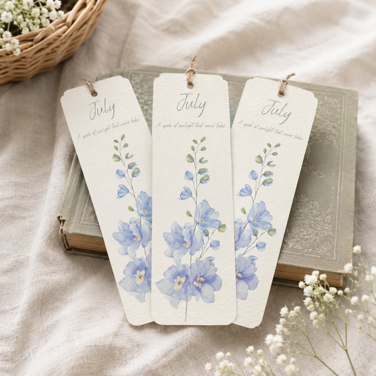 Birth Month Flower Bookmarks