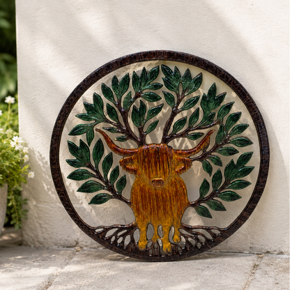 Highland Cow Wall Plaque