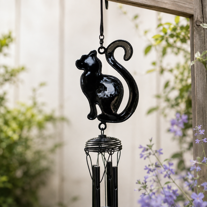 Black Cat Windchime