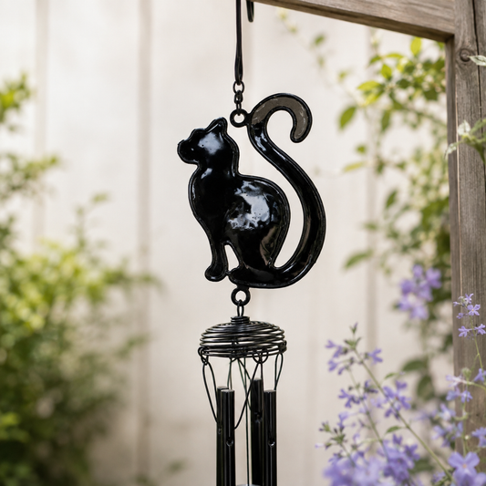 Black Cat Windchime