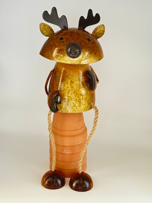 Metal Deer Garden Stake – Adjustable or Freestanding Design