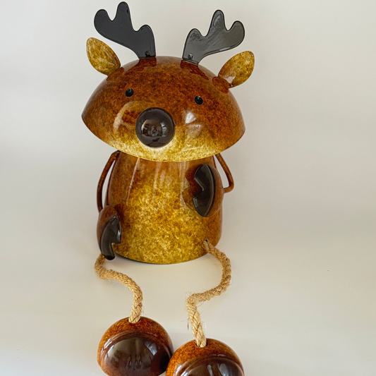 Metal Deer Garden Stake – Adjustable or Freestanding Design