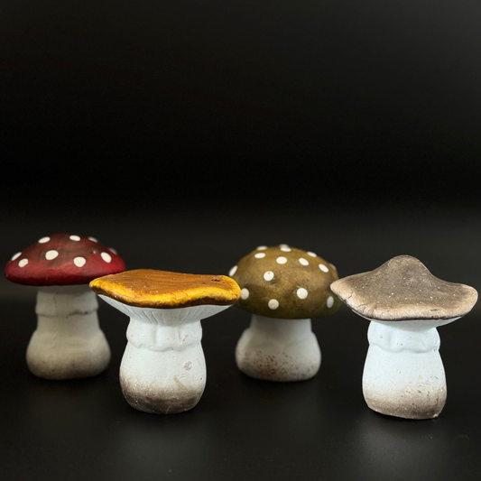 Ceramic Mushrooms (Set of 4)