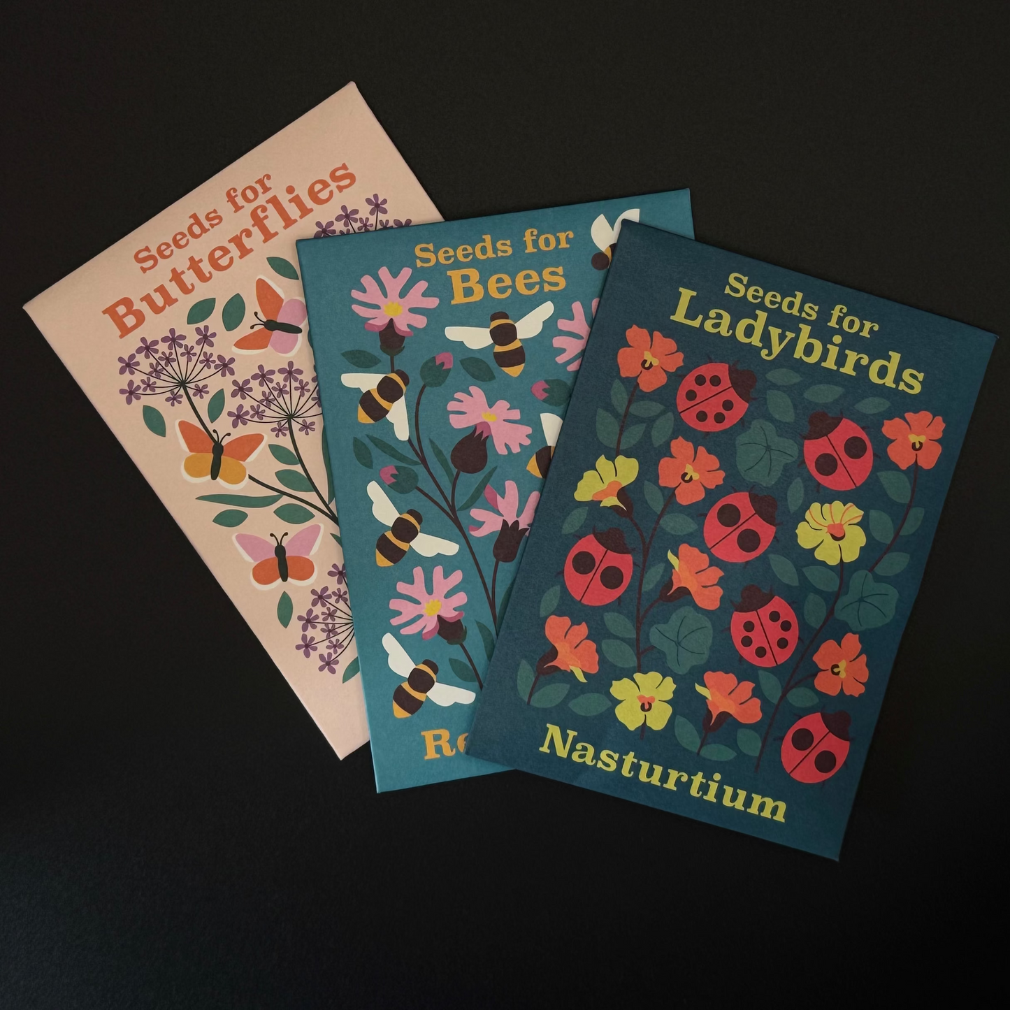 Bee, Butterfly + Ladybird Flower Seed Mix