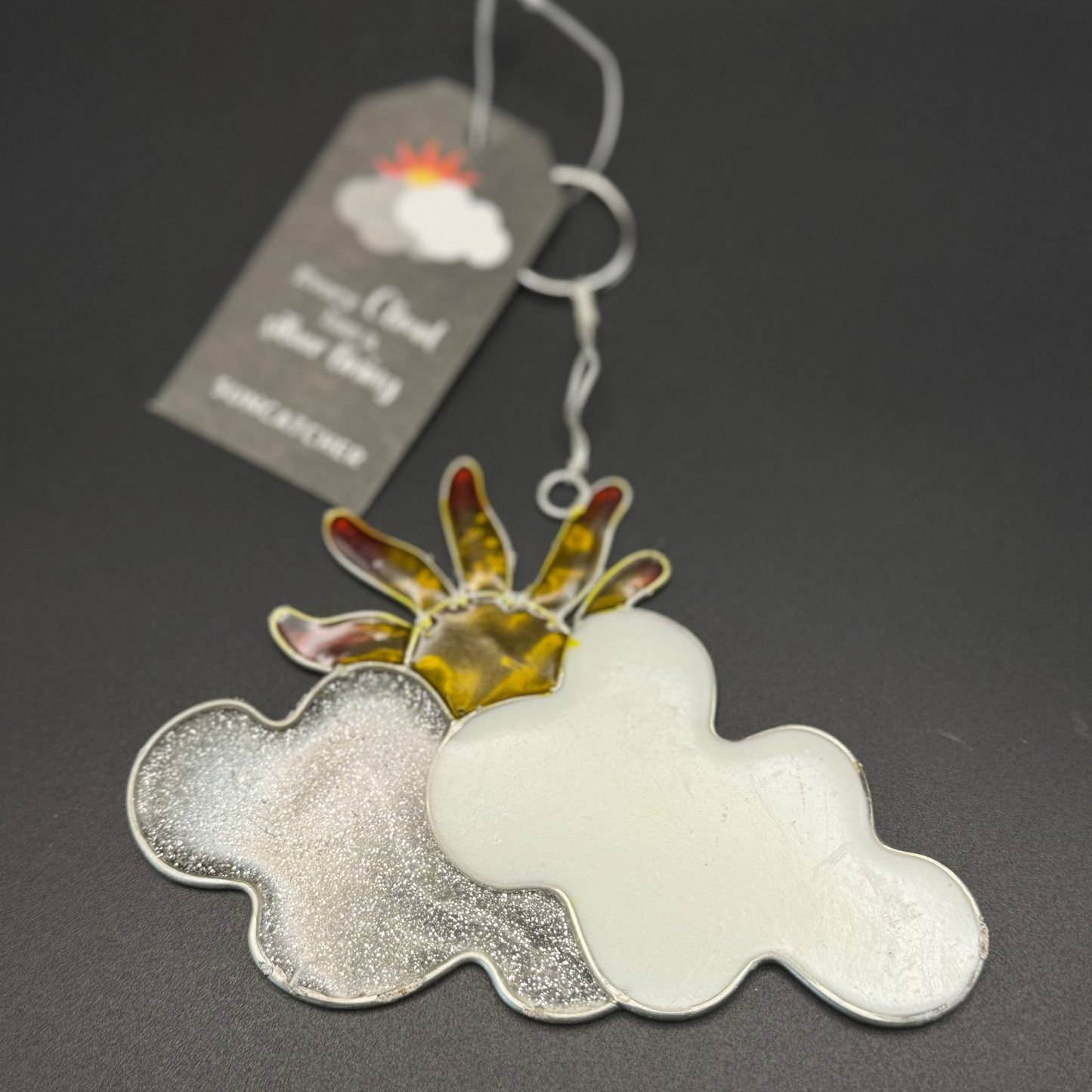 Every Cloud Has A Silver Lining Suncatcher