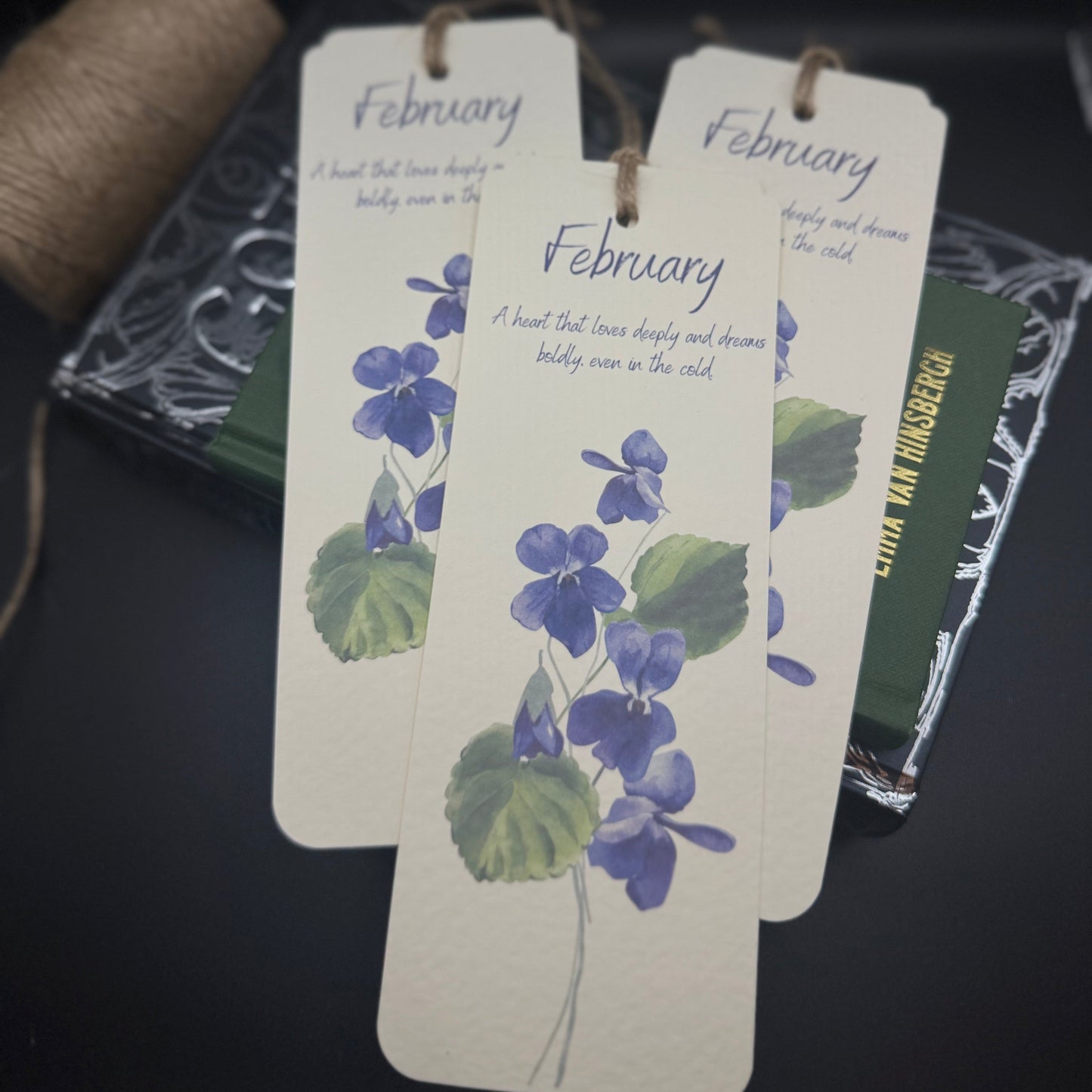 Birth Month Flower Bookmarks