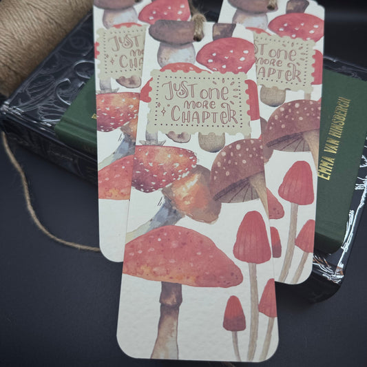 Mushroom Bookmark – Handmade Woodland Bookmark with Nature Quote | Fungi-Inspired Gift for Book Lovers