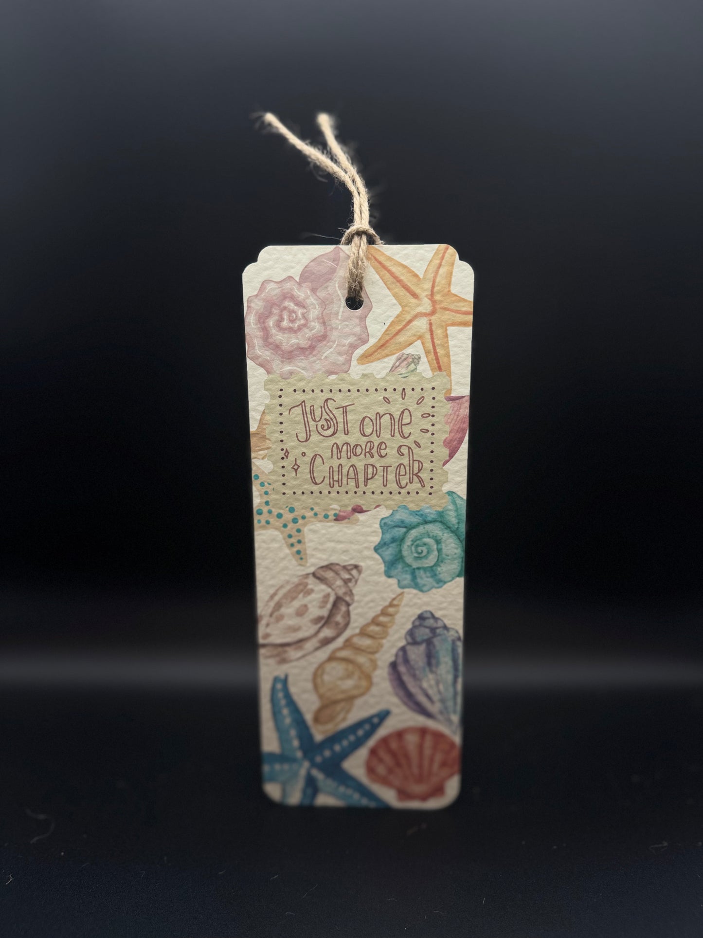 Ocean Bookmark – Handmade Beach Bookmark with Quote | “The Ocean Keeps Secrets” Sea Lover Gift