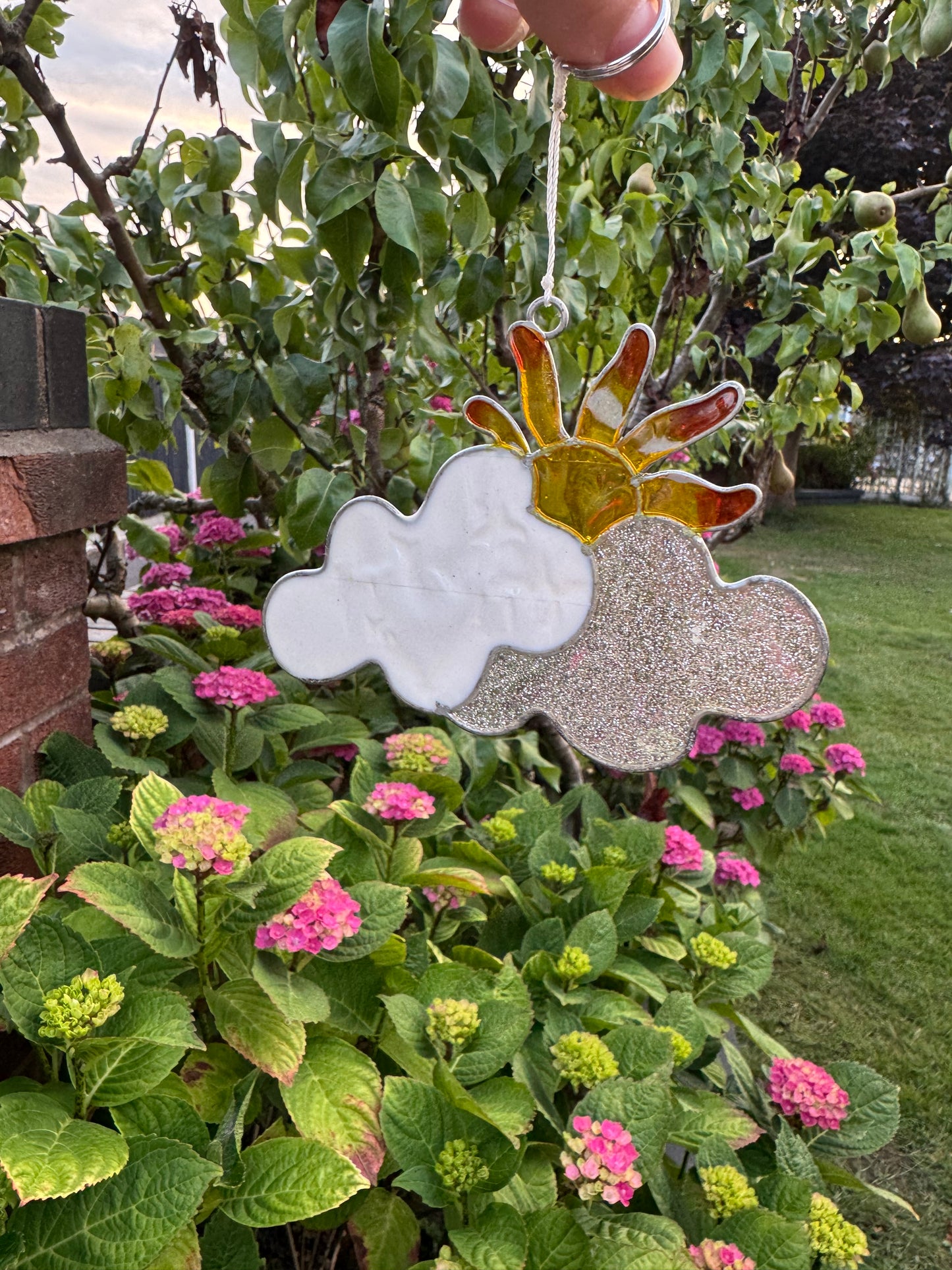 Every Cloud Has A Silver Lining Suncatcher