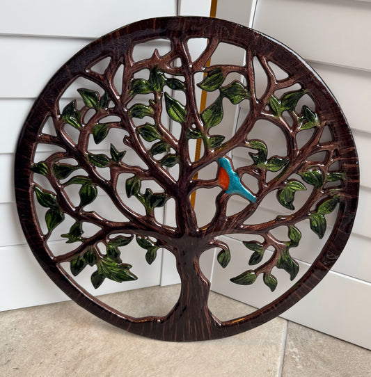 Bird Tree Of Life Wall Plaque  (40 cm)