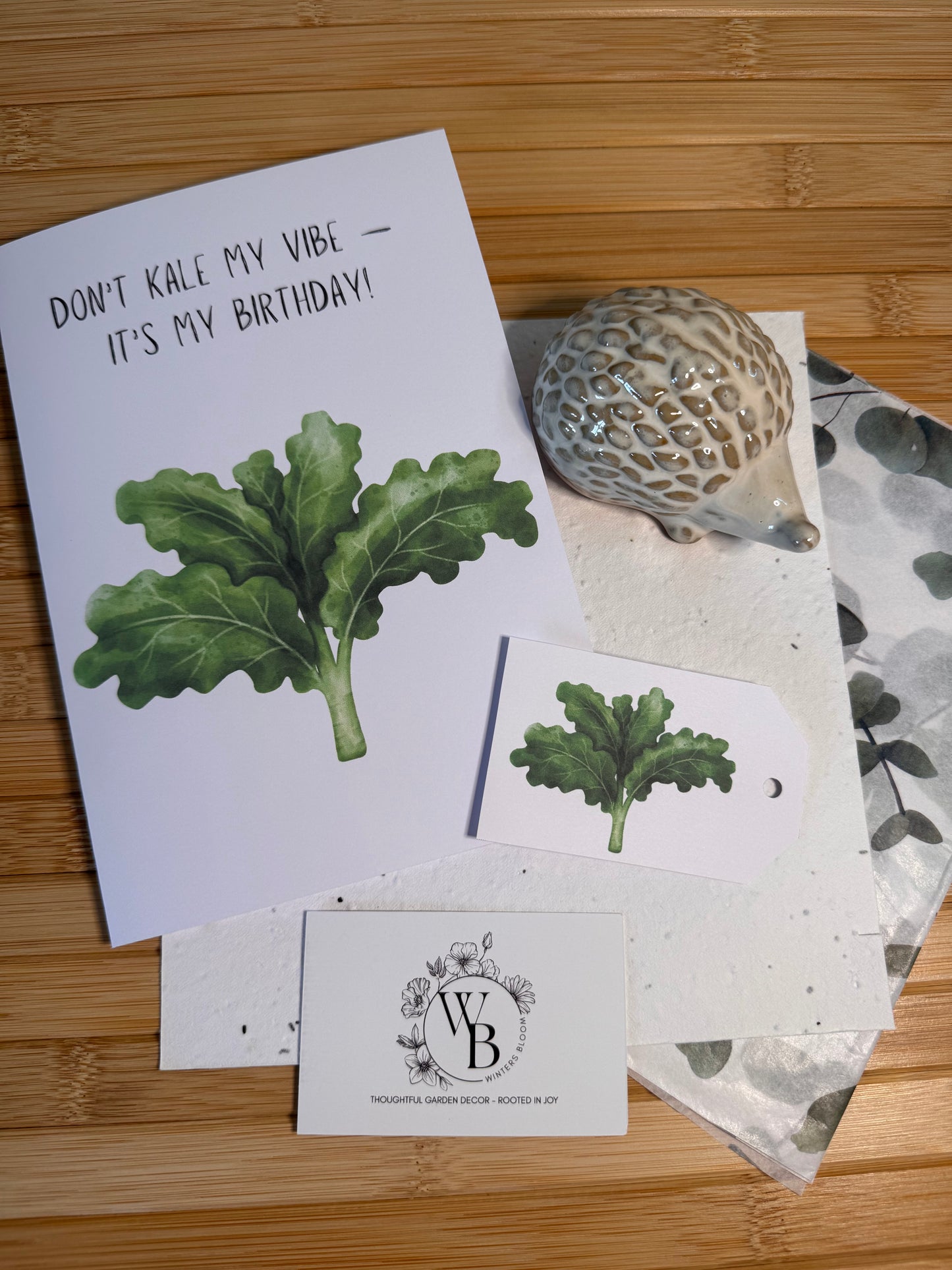 Birthday Card 'Don't kale my vibe'