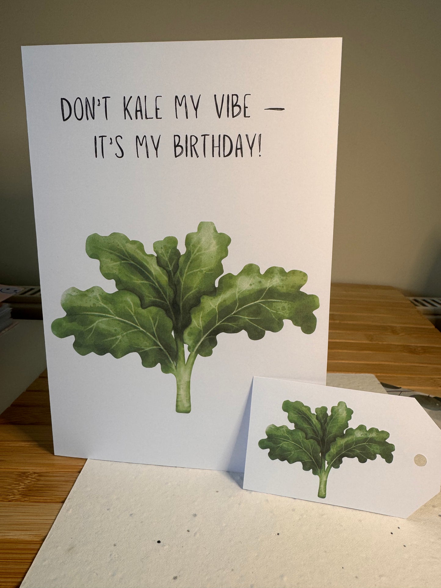 Birthday Card 'Don't kale my vibe'