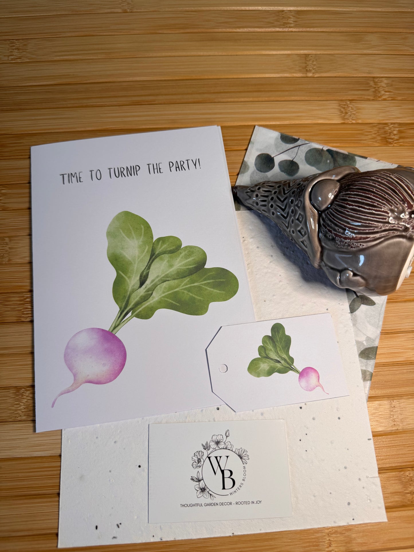 Birthday Card 'Time to Turnip the party'