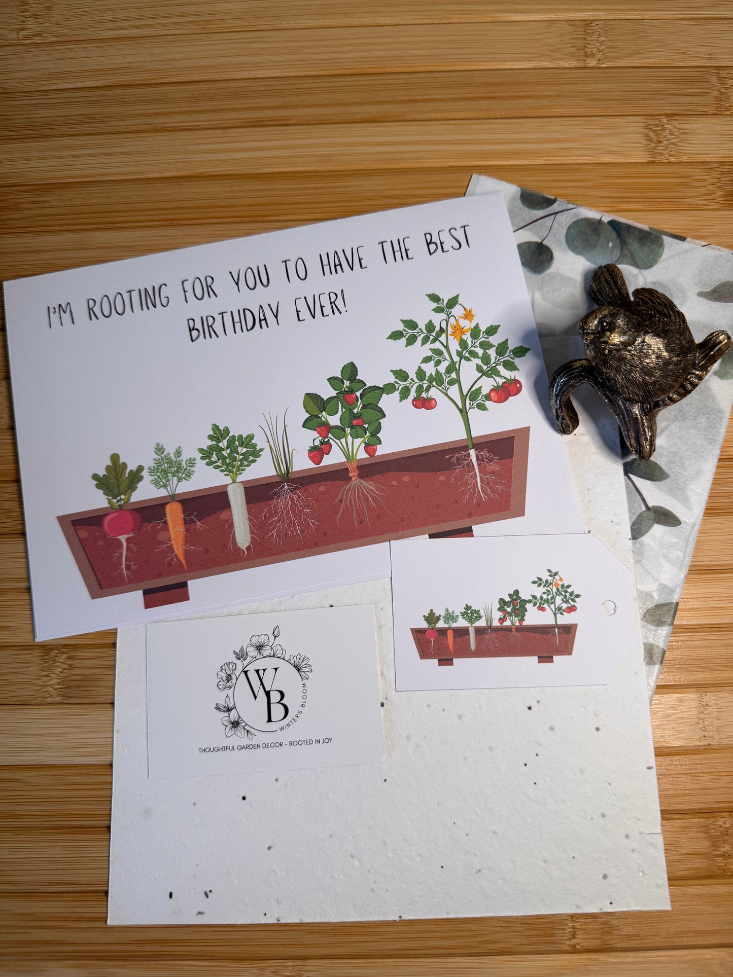 Birthday Card 'I'm rooting for you to have the best birthday ever'