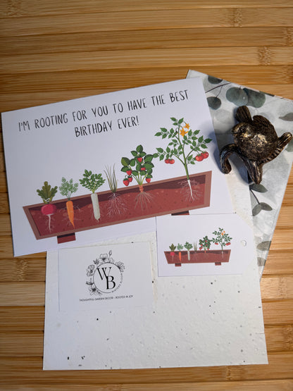 Birthday Card 'I'm rooting for you to have the best birthday ever'