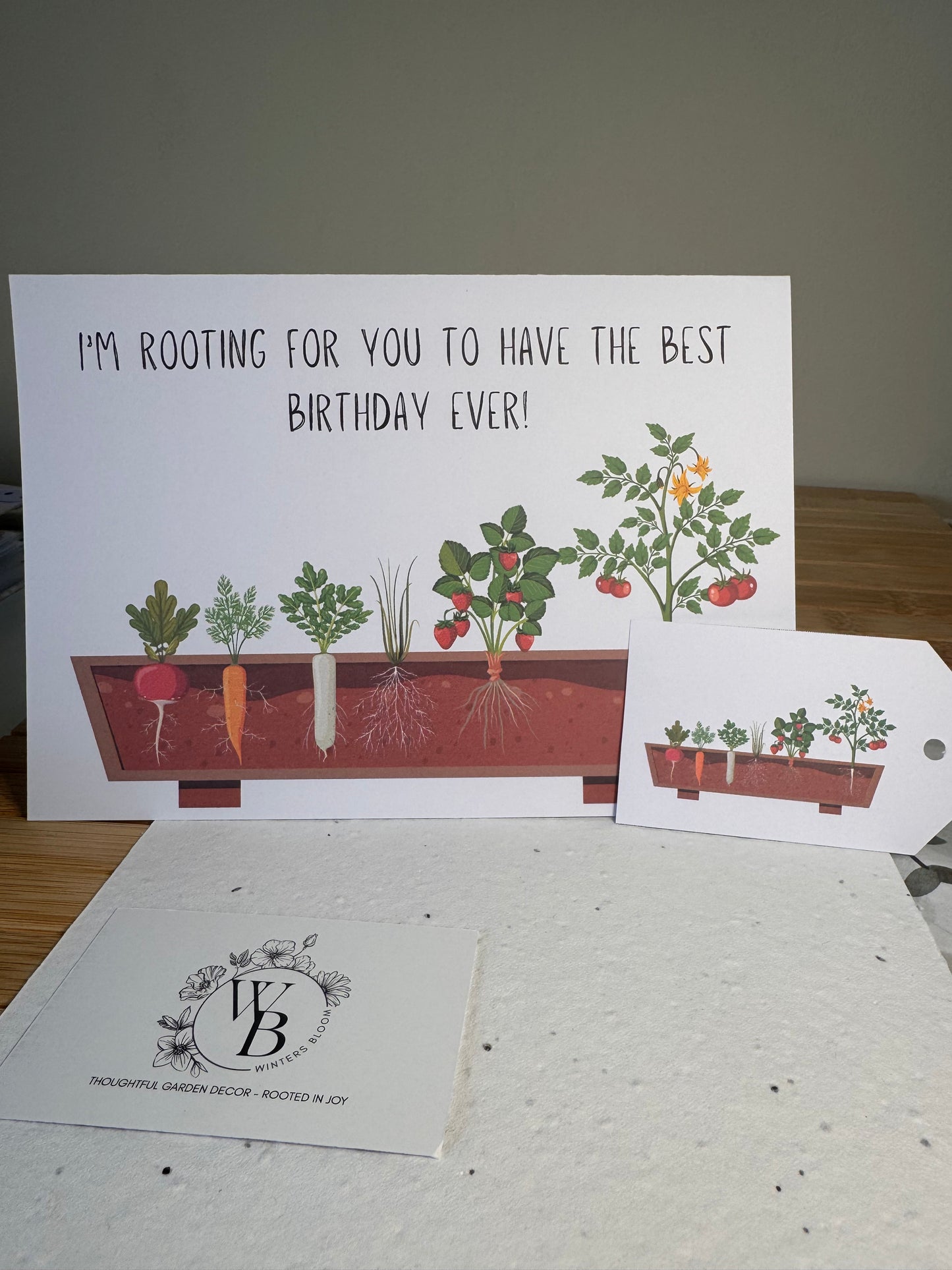 Birthday Card 'I'm rooting for you to have the best birthday ever'