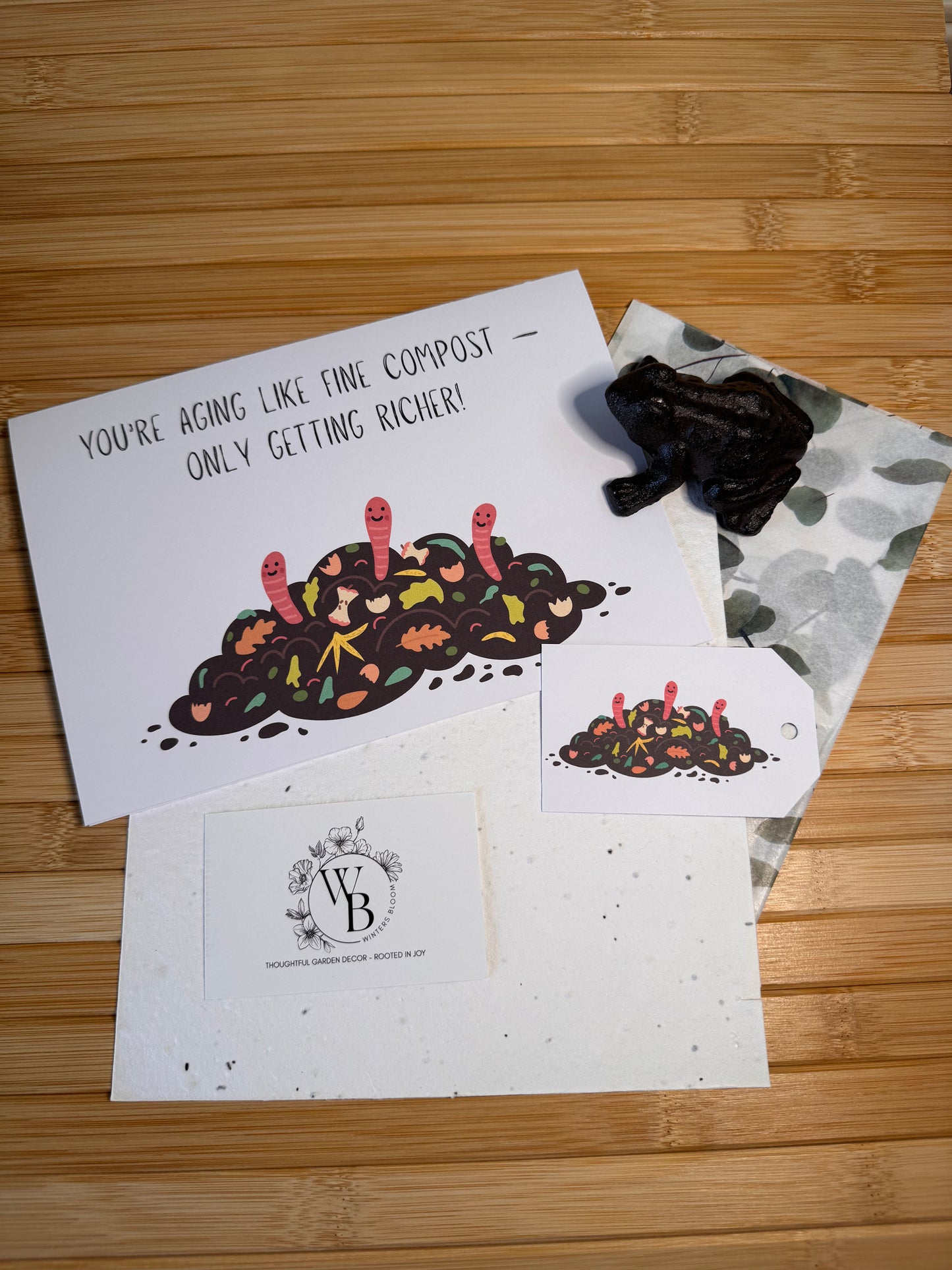 Birthday Card 'You’re aging like fine compost — only getting richer!'