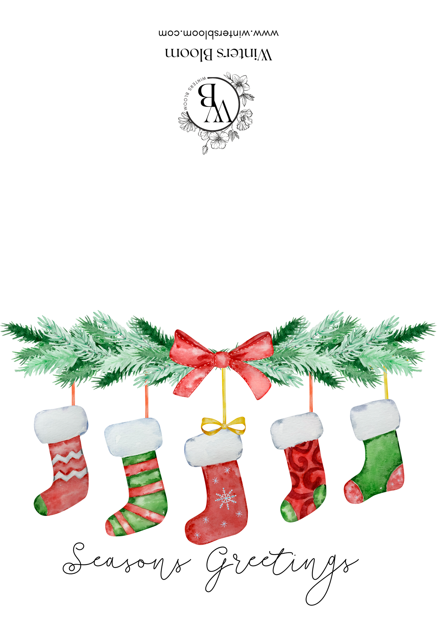 Christmas Card Stockings