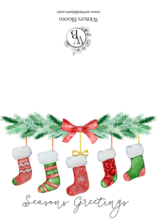 Christmas Card Stockings