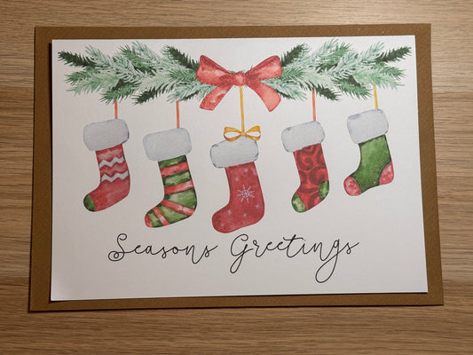 Christmas Card Stockings