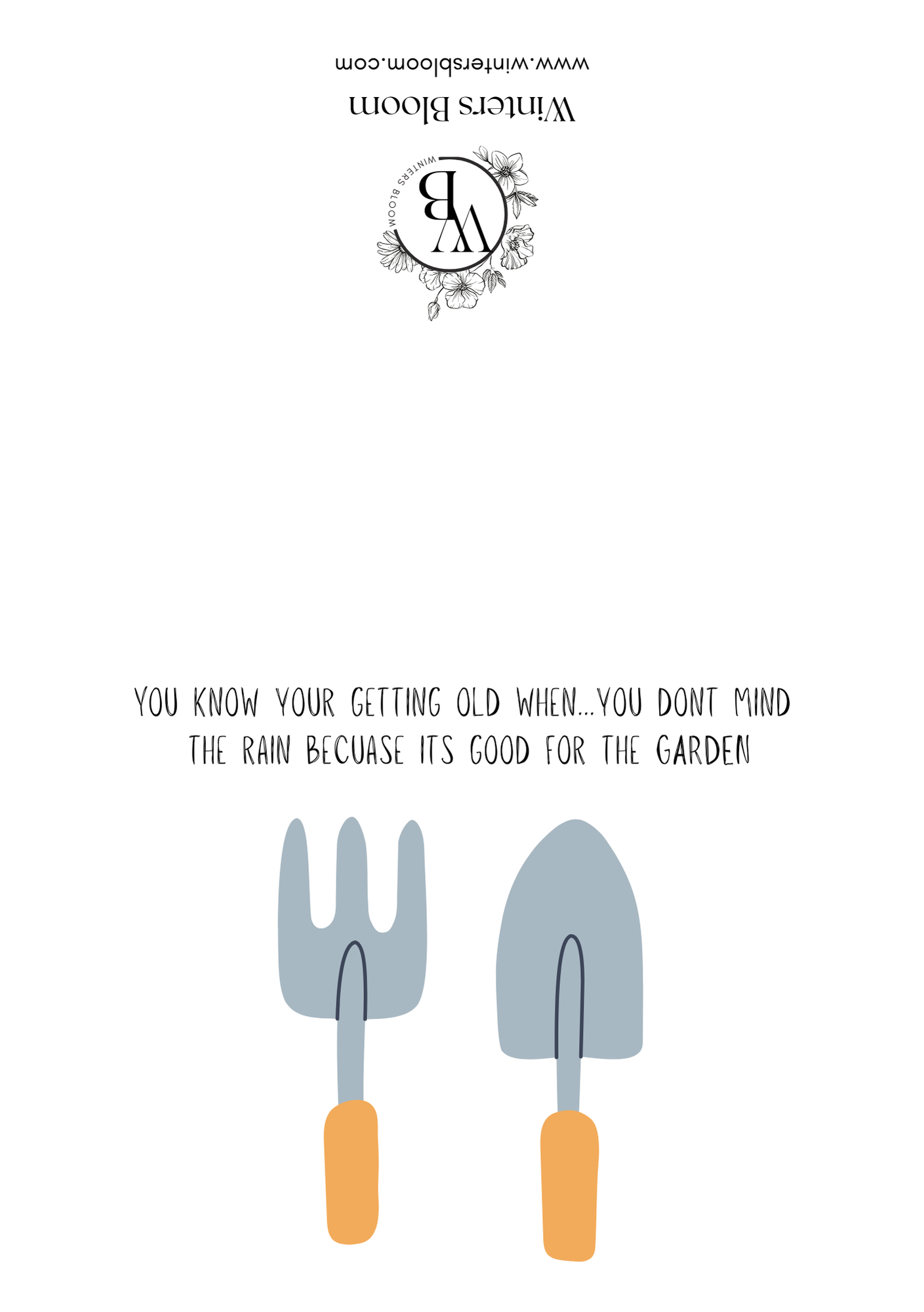 Gardeners Birthday Card