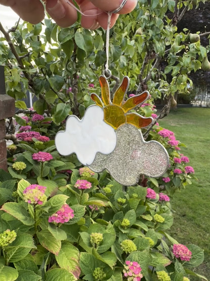 Every Cloud Has A Silver Lining Suncatcher